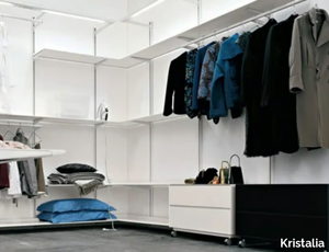 DOT WARDROBE - Sectional metal walk-in wardrobe _ Kristalia