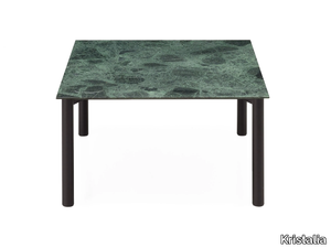 BODONI - Square marble table _ Kristalia