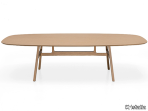 BOTTEGA - Oval ash table _ Kristalia