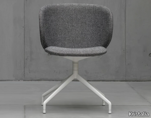 DUA - Swivel upholstered chair _ Kristalia