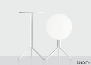 POULE - Folding round coffee table _ Kristalia
