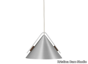 CONE - Aluminium and wood pendant lamp _ Kristina Dam Studio