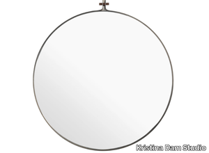 DOWEL - Round wall-mounted mirror _ Kristina Dam Studio