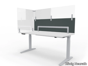 K+N HYGIENE SCREENS - Acrylic glass desktop partition _ König Neurath