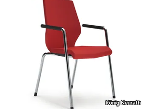 JET II - Reception chair with armrests _ König Neurath