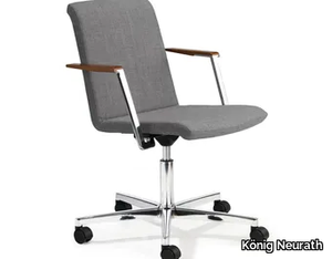 PUBLICA - Task chair with 5-Spoke base with armrests with casters _ König Neurath