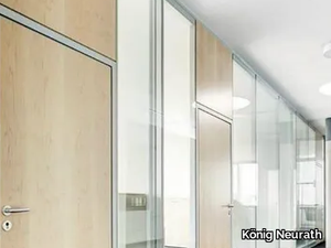 TWO.2.BLOCK - Acoustic glass office partition _ König Neurath