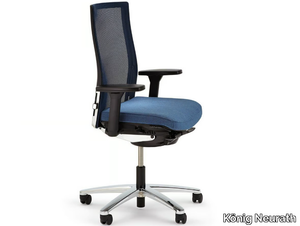 OKAY II - Office chair with castors with armrests with 5-Spoke base _ König Neurath
