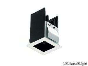 Bitpop 1.0 - Recessed LED square aluminium spotlight _ L&L Luce&Light