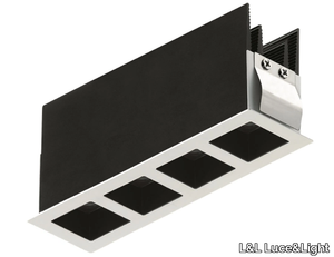 Bitpop 4.1 - Recessed LED rectangular aluminium spotlight _ L&L Luce&Light