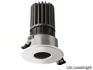 COMBINA D 1.0 - Recessed LED round aluminium spotlight _ L&L Luce&Light