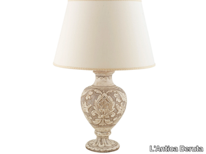 SCALFITO - Handmade ceramic table lamp _ L'Antica Deruta