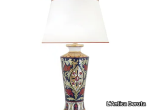 LUSTRO ANTICO - Handmade ceramic table lamp _ L'Antica Deruta