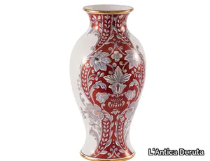 LUSTRO MERLETTO - Handmade ceramic vase _ L'Antica Deruta