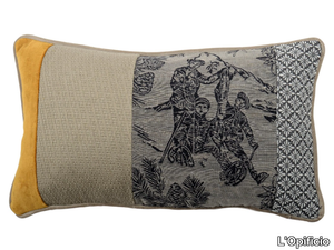BANDÈ 113-17 - Rectangular fabric cushion _ L'Opificio