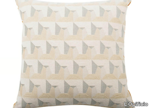 CARRE' 477-19 - Square geometric cotton cushion _ L'Opificio