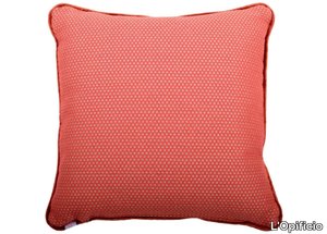 CARRÉ 2863 - Solid-color square fabric cushion _ L'Opificio