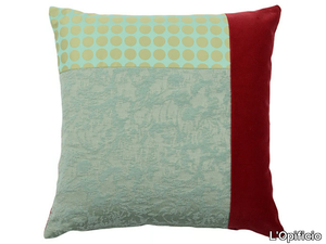 CARRÉ T 004-16 - Square fabric cushion _ L'Opificio