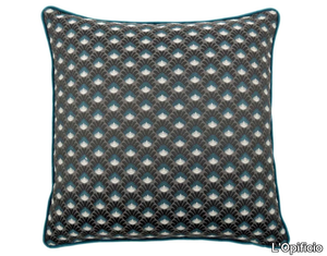 CARRÈ 036-21 - Motif square cotton cushion _ L'Opificio