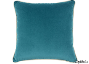 CARRÉ 037-21 - Solid-color square cotton cushion _ L'Opificio