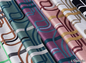 LES INTRIGUES - Jacquard fabric with graphic pattern _ L'Opificio