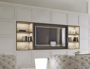 AETERNA - Wooden TV wall system _ L'Origine