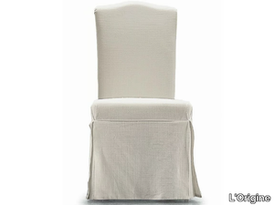 DAFNE - Upholstered fabric chair with removable cover _ L'Origine