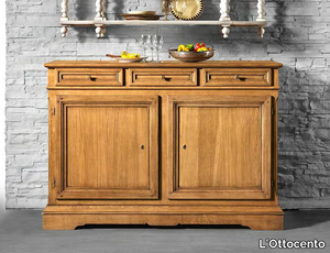 MONTEREY - Oak highboard _ L'Ottocento