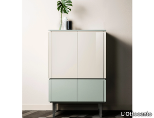 ARCHETIPO - Wooden highboard with doors _ L'Ottocento