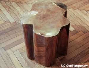 CURLY - Stainless steel coffee table _ LO Contemporary