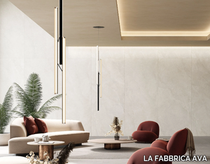 NOBLE STONE WHITE - Porcelain stoneware wall/floor tiles with marble effect _ LA FABBRICA AVA