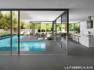 ARDESIA GRIGIO - Indoor/outdoor porcelain stoneware flooring with stone effect _ LA FABBRICA AVA