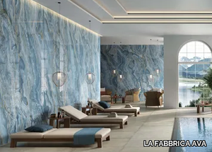 ONICE IRIDE COBALTO - Porcelain stoneware wall tiles / flooring _ LA FABBRICA AVA