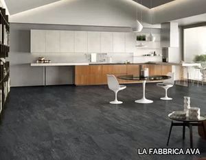 STORM DARK - Indoor/outdoor porcelain stoneware wall/floor tiles _ LA FABBRICA AVA