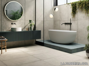 HURBAN WHITE - Full-body porcelain stoneware wall tiles / flooring _ LA FABBRICA AVA