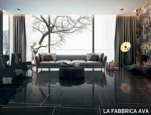 SAHARA NOIR - Porcelain stoneware wall/floor tiles with marble effect _ LA FABBRICA AVA