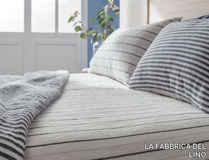 LINEE - Striped bed sheet _ LA FABBRICA DEL LINO