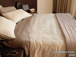 RIPRESE&RIBATTUTE - Solid-color linen bedding set _ LA FABBRICA DEL LINO