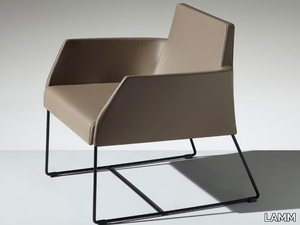 FLEET - Sled base armchair with armrests _ LAMM