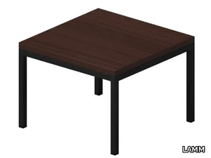 POLO - Low wooden coffee table _ LAMM