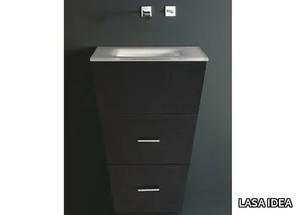 LIBECCIO 1 - Floor-standing single vanity unit _ LASA IDEA