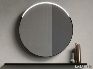 LONG ISLAND - Framed wall-mounted mirror with integrated lighting _ LASA IDEA