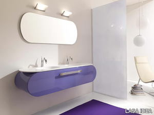 FLUX_US 2 - Double wall-mounted vanity unit _ LASA IDEA