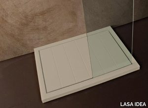 LIBECCIO - Rectangular resin shower tray _ LASA IDEA