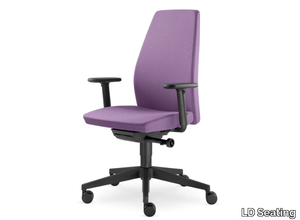 ALVA 330-SYA - Swivel office chair with armrests with 5-Spoke base _ LD Seating