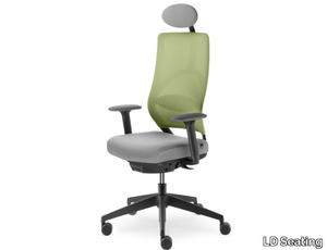 ARCUS 240 BO HO - Swivel office chair with headrest with 5-Spoke base _ LD Seating