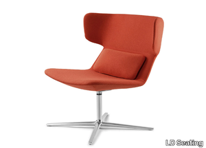 FLEXI LOUNGE FL-L-N6 - Swivel fabric armchair with 4-spoke base _ LD Seating