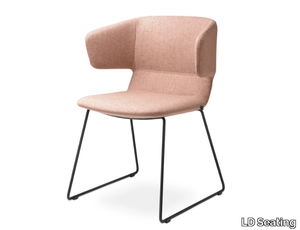 FLEXI P FP-Q-N1 - Sled base fabric chair _ LD Seating