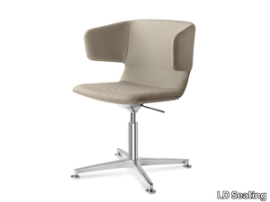 FLEXI P FP-RA F60-N6 - Swivel height-adjustable fabric office chair with 4-Spoke base _ LD Seating