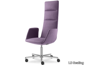 HARMONY MODERN 892 - Swivel fabric executive chair with 5-spoke base _ LD Seating